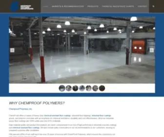 Chemproof.com(ChemProof Polymers Inc) Screenshot