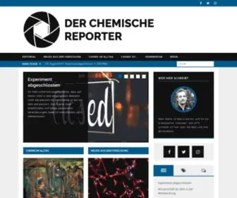 Chemreporter.de(Der Chemische Reporter) Screenshot