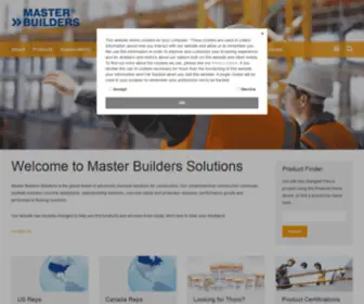 Chemrex.com(Master Builders Solutions Construction Products) Screenshot