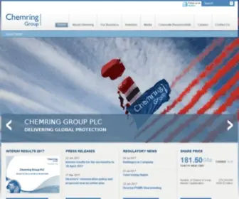 Chemring.co.uk(Chemring Group PLC) Screenshot