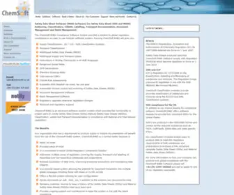 Chemsoft.co.uk(MSDS Software from Chemsoft Ltd) Screenshot