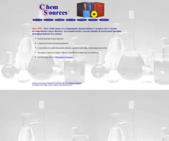 Chemsources.com(Chem Sources) Screenshot