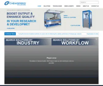 Chemspeed.com(Chemspeed) Screenshot