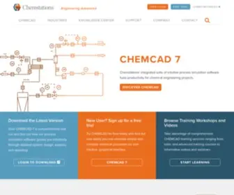 Chemstations.com(Offering CHEMCAD Chemical Process Simulation Software) Screenshot