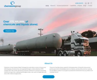 ChemStoregroup.com.au(FRP Chemical Storage Tanks) Screenshot