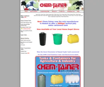 Chemtainerofhawaii.com(Chemtainer of Hawaii) Screenshot