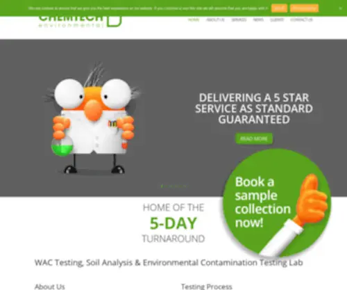 Chemtech-ENV.co.uk(Chemtech Environmental) Screenshot
