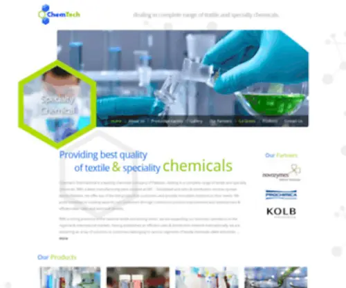 Chemtech.com.pk(Delivering Solutions) Screenshot