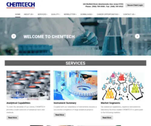 Chemtech.net(Chemtech Consulting Group) Screenshot