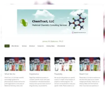 Chemtract.com(Biopharma Consulting) Screenshot