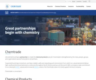 Chemtradelogistics.com(Chemtrade) Screenshot