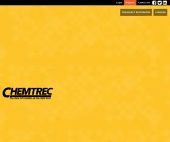 Chemtrec.com(24 Hour Emergency Hazmat Incident Response Support) Screenshot