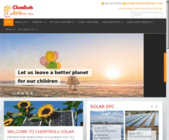 Chemtrolssolar.com(Chemtrols Solar) Screenshot