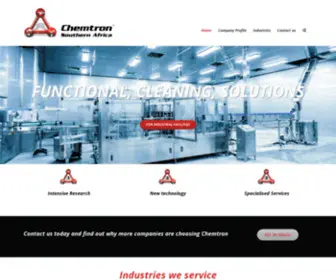 Chemtron.co.za(Functional, Cleaning Solutions) Screenshot
