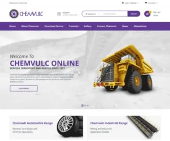 Chemvulc.co.za(Automotive Tyre Products and Industrial Rubber Products) Screenshot