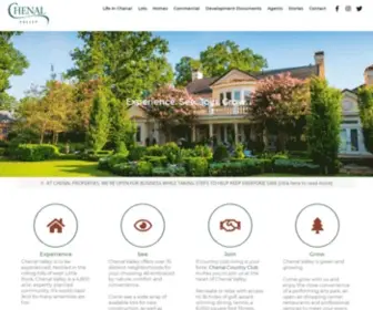 Chenal.com(Chenal Properties) Screenshot