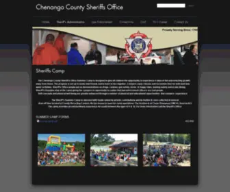 Chenangosheriff.us(Chenango County Sheriffs Office) Screenshot