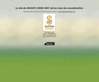 Chene-Vert.com(Le Groupe Chêne Vert) Screenshot