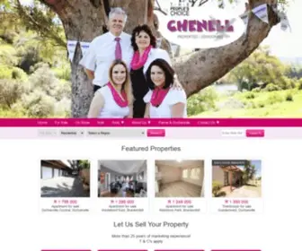 Chenellproperties.co.za(Property and houses for sale in Durbanville and Parow) Screenshot