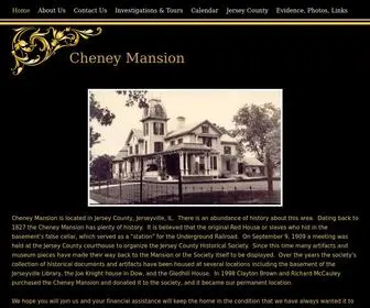 Cheneymansion.net(Cheney Mansion) Screenshot
