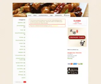 Chengdutasteri.com(Order Chinese online from Chengdu Taste) Screenshot