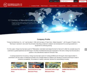 Chenghua.com.tw(CHENG-HUA MACHINERY CO., LTD) Screenshot