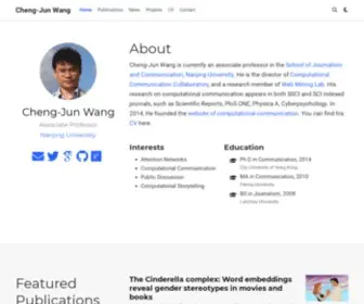 Chengjunwang.com(Cheng-Jun Wang) Screenshot