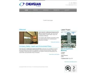Chenguan.com.my(Chen Guan Air Conditioning & Engineering Sdn Bhd) Screenshot