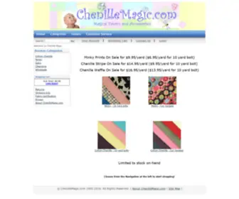 Chenillemagic.com(Chenille Magic) Screenshot