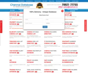 Chennaidatabase.com(Chennai Database) Screenshot