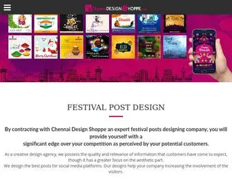 Chennaidesignshoppe.com(Social Media Festival Post Design) Screenshot