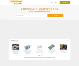 Chennaifreeadz.com(Chennai Classifieds) Screenshot