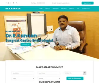 Chennaigastroenterologist.in(Dr.R.KANNAN) Screenshot