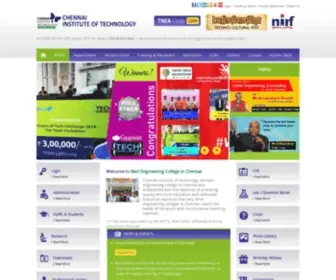 Chennaiinstituteoftechnology.com(Chennai CIT) Screenshot