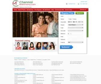 Chennaimatrimony.com(Chennai Free Tamil Marriage Matrimony) Screenshot