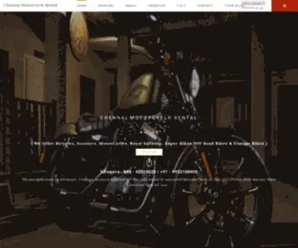 Chennaimotorcyclerental.com(Chennai Motorcycle Rental) Screenshot
