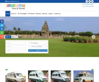 Chennaitourstravelss.com(Chennai tours and travels) Screenshot