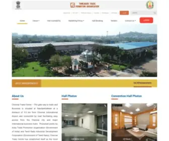 Chennaitradecentre.org(Tamilnadu Trade promotion organisation) Screenshot
