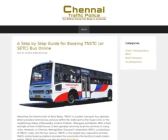 ChennaitrafficPolice.in(A Blog On Chennai) Screenshot