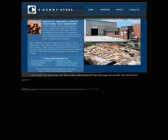 Chenrysteel.com(Northeast Indiana Steel Supplier) Screenshot