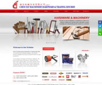 Chentat.com(Machinery & Hardware Supplier Port Klang) Screenshot