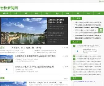 Chenzhicai.cn(宿松新闻网) Screenshot