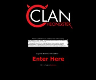 Cheongster.org(Cheong Clan) Screenshot