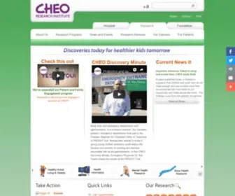 Cheori.org(CHEO Research Institute) Screenshot