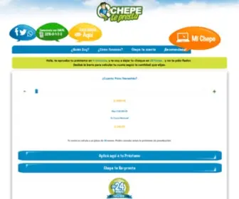 Chepetepresta.com(Préstamo Rápido) Screenshot