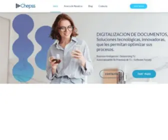 Chepss.cl(DIGITALIZACION DE DOCUMENTOS GESTION DOCUMENTAL Y ODOO) Screenshot