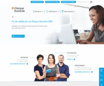 Cheque-Domicile.fr(Cesu : Chèque Domicile pour régler des prestations de services) Screenshot