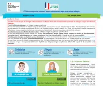 Chequeenergie.gouv.fr(Chequeenergie) Screenshot