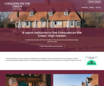 Chequersonthegreen.com(Chequers on the Green) Screenshot