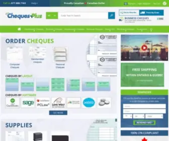 Chequesplus.com(Business Cheques) Screenshot
